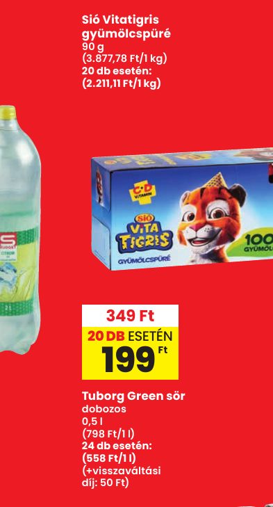 Sió Vitatigris gyümölcspüré