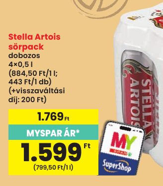 Stella Artois sörpack