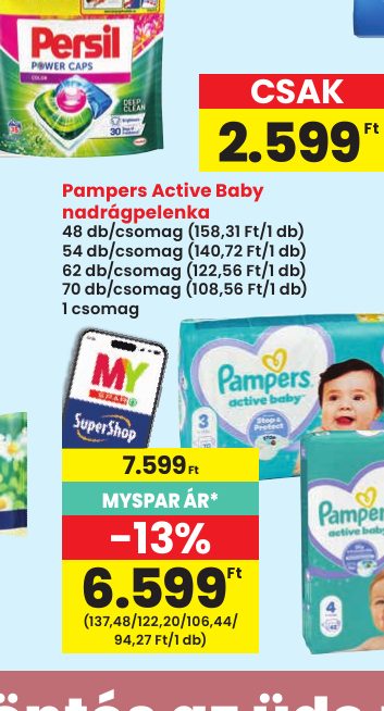 Pampers Active Baby nadrágpelenka