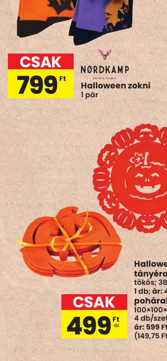 Halloween zokni