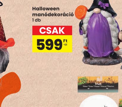 Halloween manódekoráció