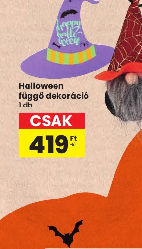 Halloween függő dekoráció