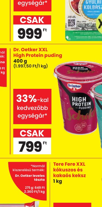 Dr. Oetker XXL High Protein puding 400 g