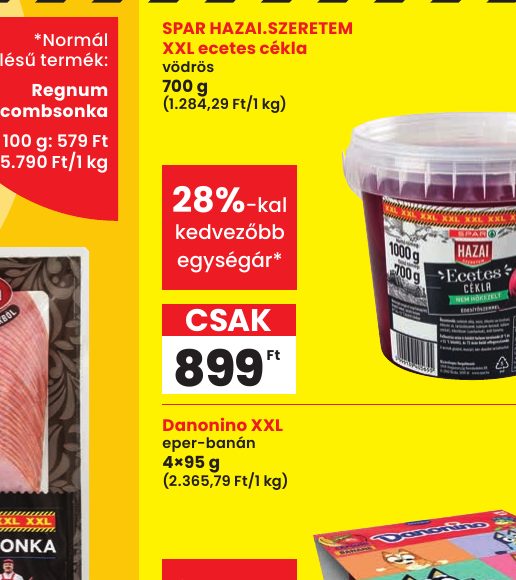 SPAR HAZAI.SZERETEM XXL ecetes cékla