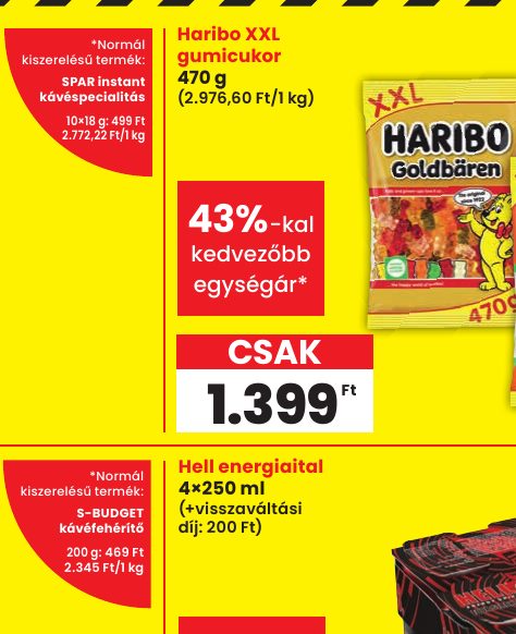 Haribo XXL gumicukor 470 g