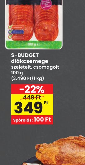 S-BUDGET diákcsemege