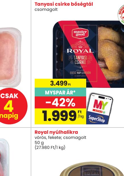 Tanyasi csirke bőségtál