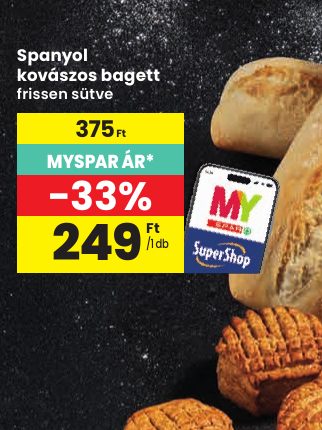 Spanyol kovászos bagett