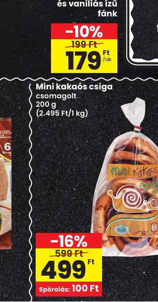 Mini kakaós csiga