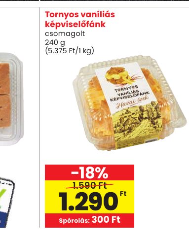Tornyos vaníliás képviselőfánk