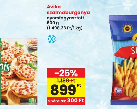 Aviko szalmaburgonya