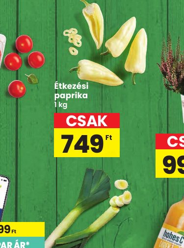 Étkezési paprika