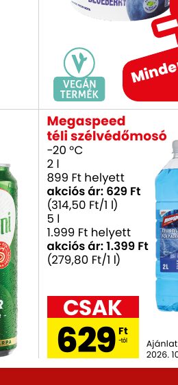 Megaspeed téli szélvédőmosó