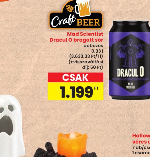 Mad Sci Scientist ien tist i Dracul O bragott sör
