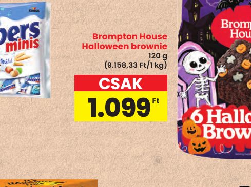 Brompton House Halloween brownie