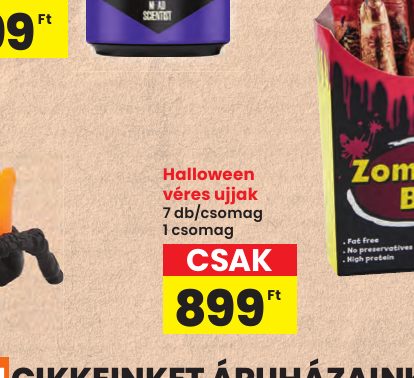 Halloween véres ujjak