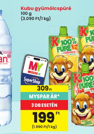 Kubu gyümölcspüré