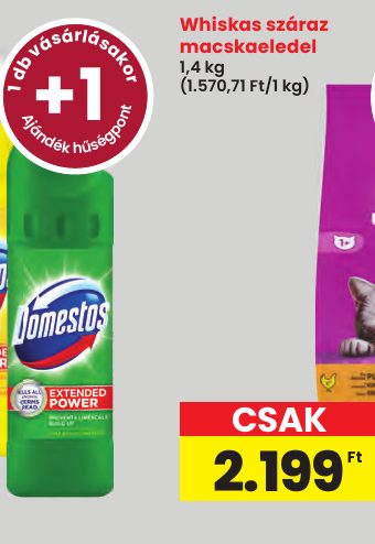 Whiskas száraz macskaeledel
