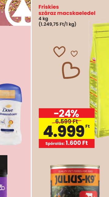 Friskies száraz macskaeledel