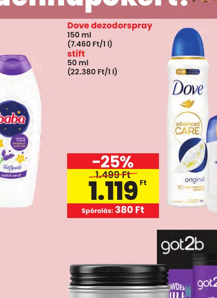 Dove dezodorspray