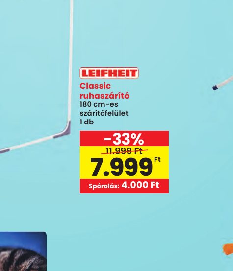 Classic ruhaszárító