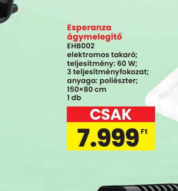Esperanza ágymelegítő
