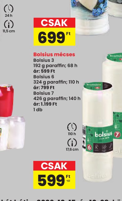 Bolsius mécses
