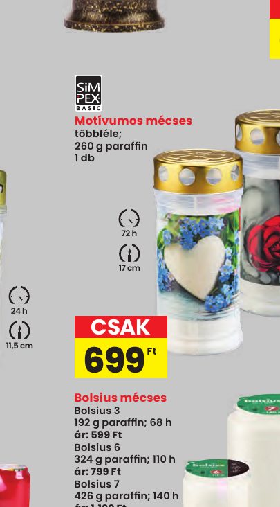 Motívumos mécses