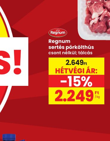 Regnum sertés pörkölthús