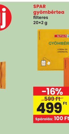 SPAR gyömbértea