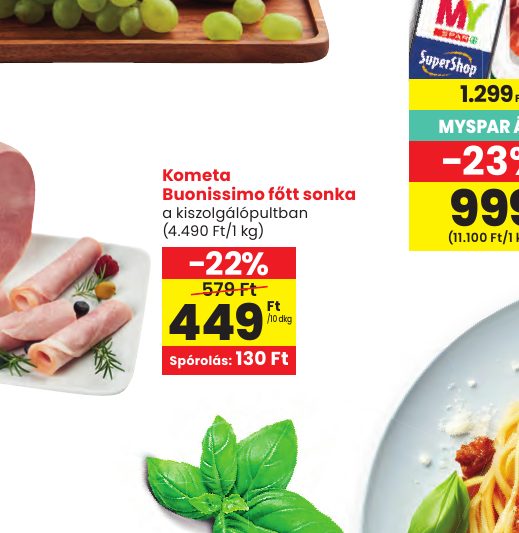 Kometa Buonissimo főtt sonka