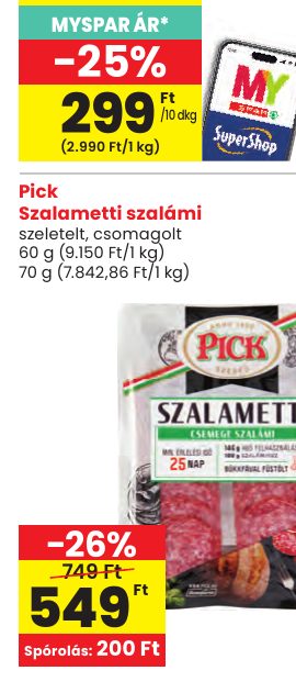 Pick Szalametti szalámi