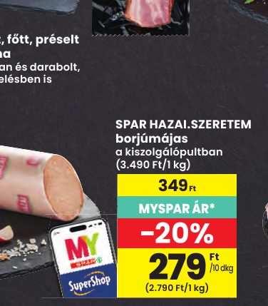 SPAR HAZAI.SZERETEM borjúmájas