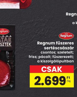 Regnum fűszeres sertéscsászár