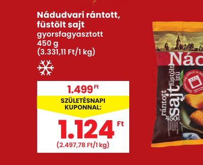 Nádudvari rántott, füstölt sajt