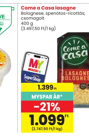 Come a Casa lasagne