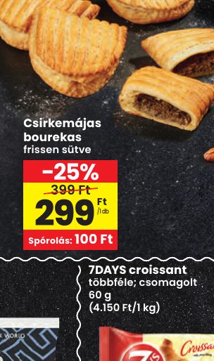 Csirkemájas bourekas