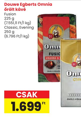 Douwe Egberts Omnia őrölt kávé