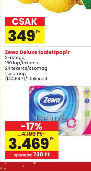 Zewa Deluxe toalettpapír