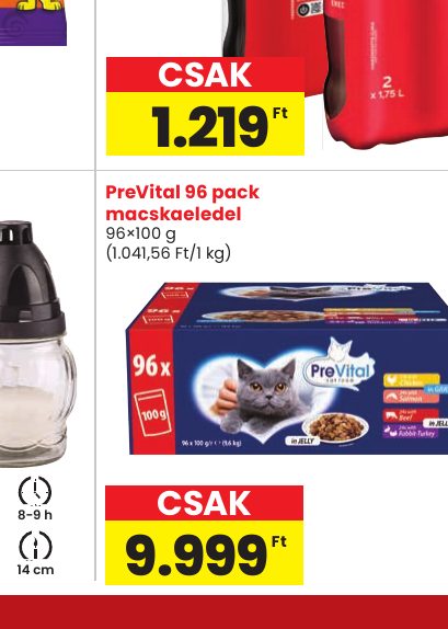 PreVital 96 pack macskaeledel