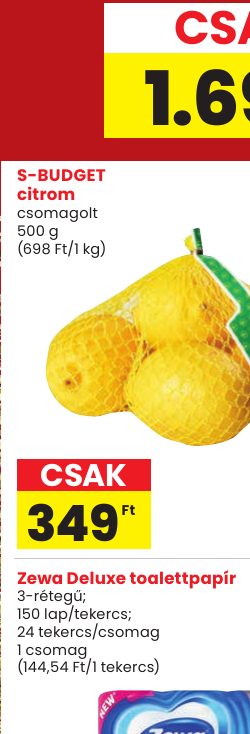 S-BUDGET citrom
