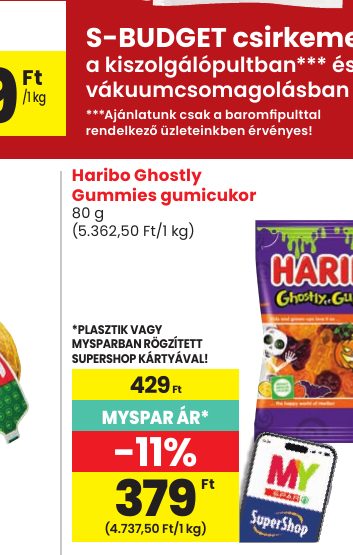 Haribo Ghostly Gummies gumicukor