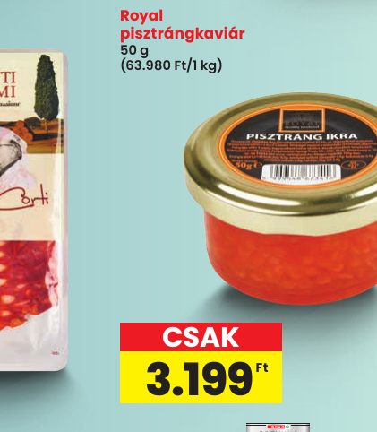 Royal pisztrángkaviár