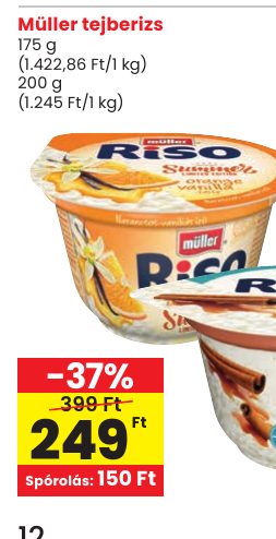 Müller tejberizs