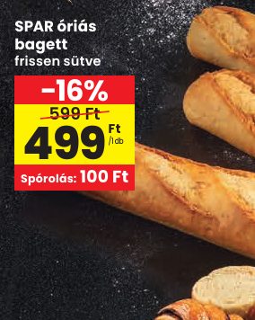 SPAR óriás bagett