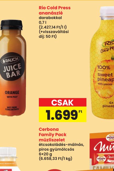 Rio Cold Press ananászlé