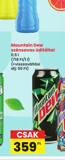 Mountain Dew szénsavas üdítőital