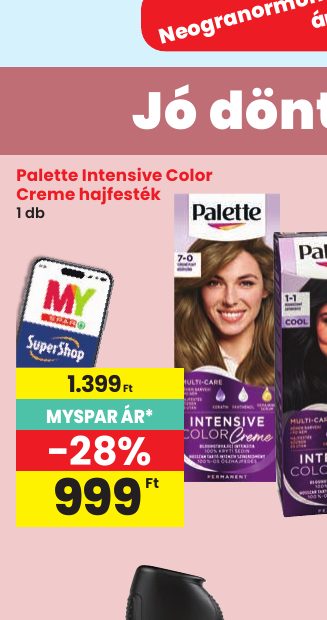 Palette Intensive Color Creme hajfesték