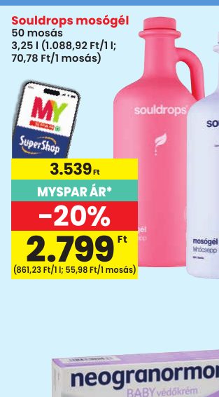 Souldrops mosógél