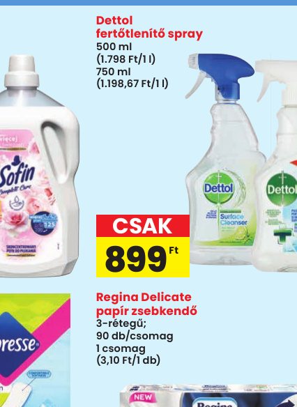 Dettol fertőtlenítő spray